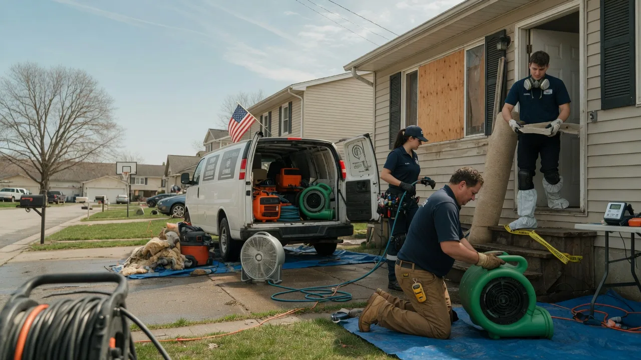 Water Damage Restoration in Berclair, TX near me